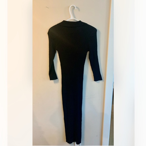 Dynamite Long Sleep Polo Dress - Picture 3 of 4